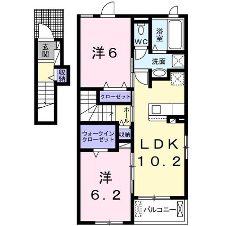 フォレストヴィラの物件間取画像